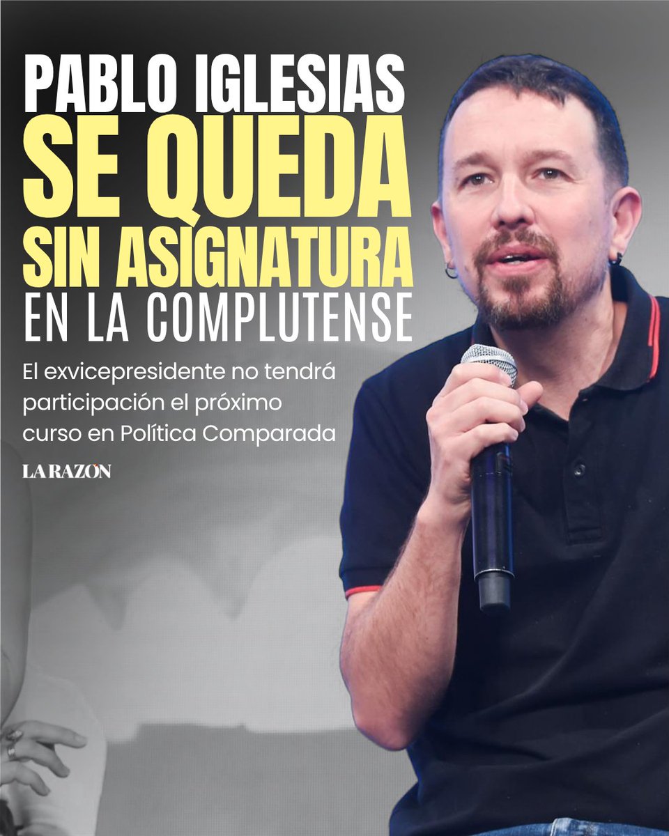 pepeluspain's tweet photo. QUE BUENAS NOTICIAS !!!
AHORA NO TIENE ALUMNOS A LOS QUE LAVAR EL CEREBRO !!
VAMOSSS ! https://t.co/WXlz3NNad3
