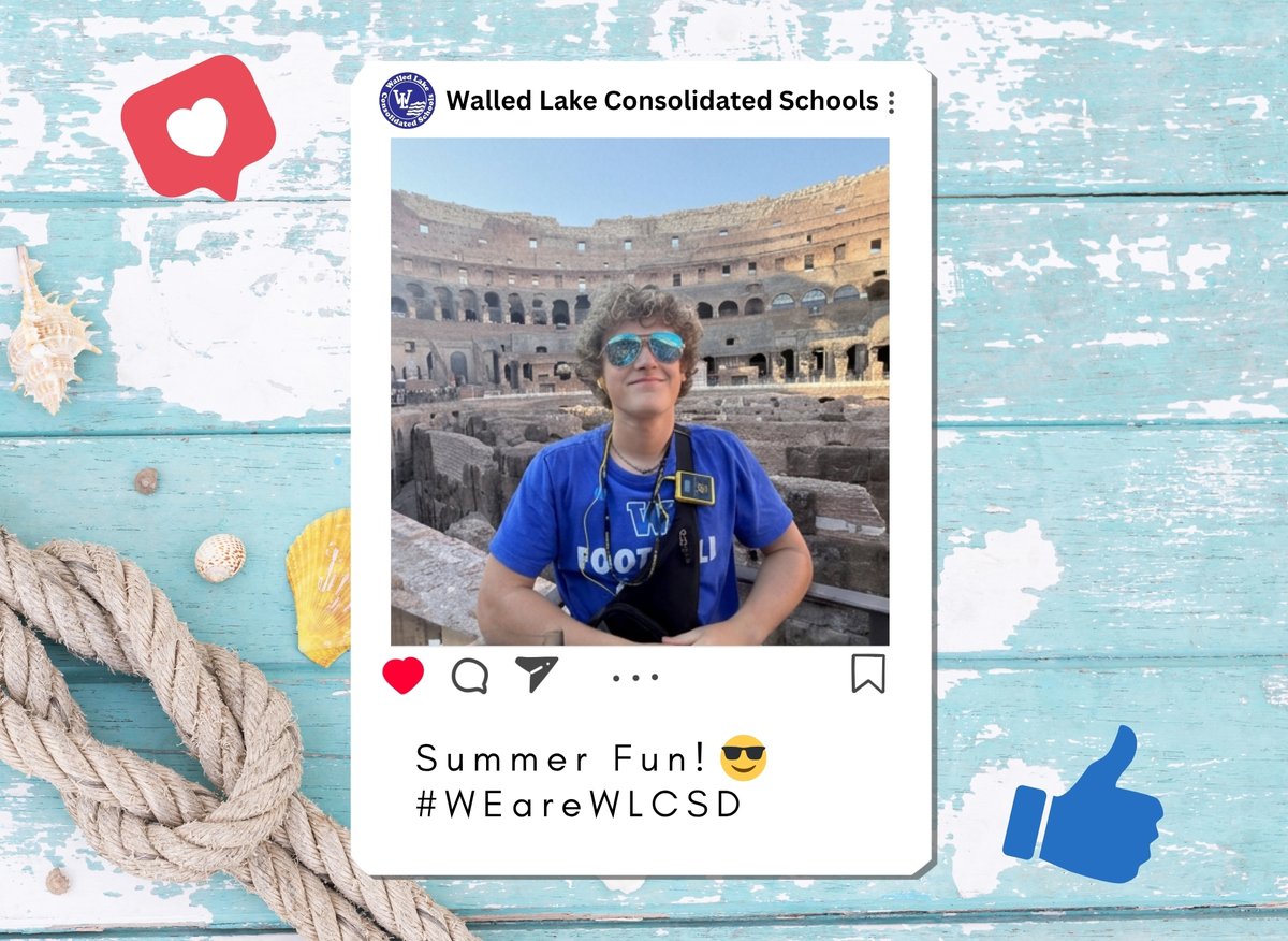 WalledLkSchools's tweet photo. Walled Lake Western's Andrew S. exploring the Colosseum and historic wonders of Rome, Italy 🇮🇹 #WEareWLCSD https://t.co/9qJbhlXEjs
