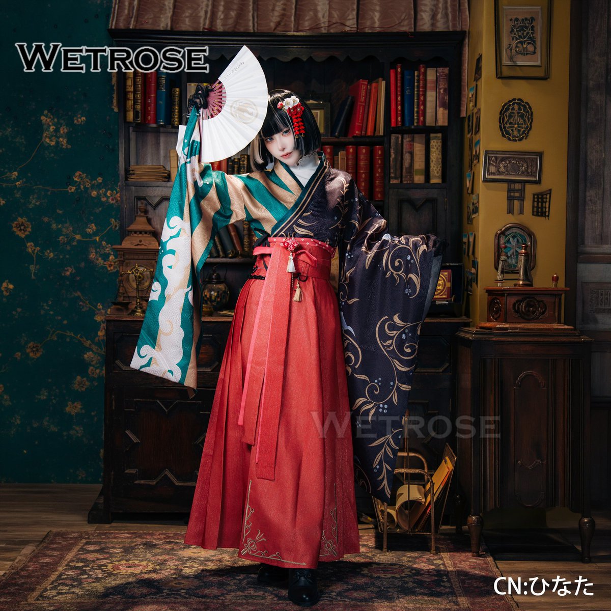 wetrose2019's tweet photo. [Wetrose] Hololive ReGLOSS Juufuten Raden Kimono Vtuber Cosplay Costume 
儒烏風亭らでん着物コスプレ
CN: @xxxUxx_OxxO
Costume+wig: @wetrose2019
Order on https://t.co/nXILnDdTSy
and our taobao
#らでん似絵 #cosplay #wetrose https://t.co/tjRINr4CCA