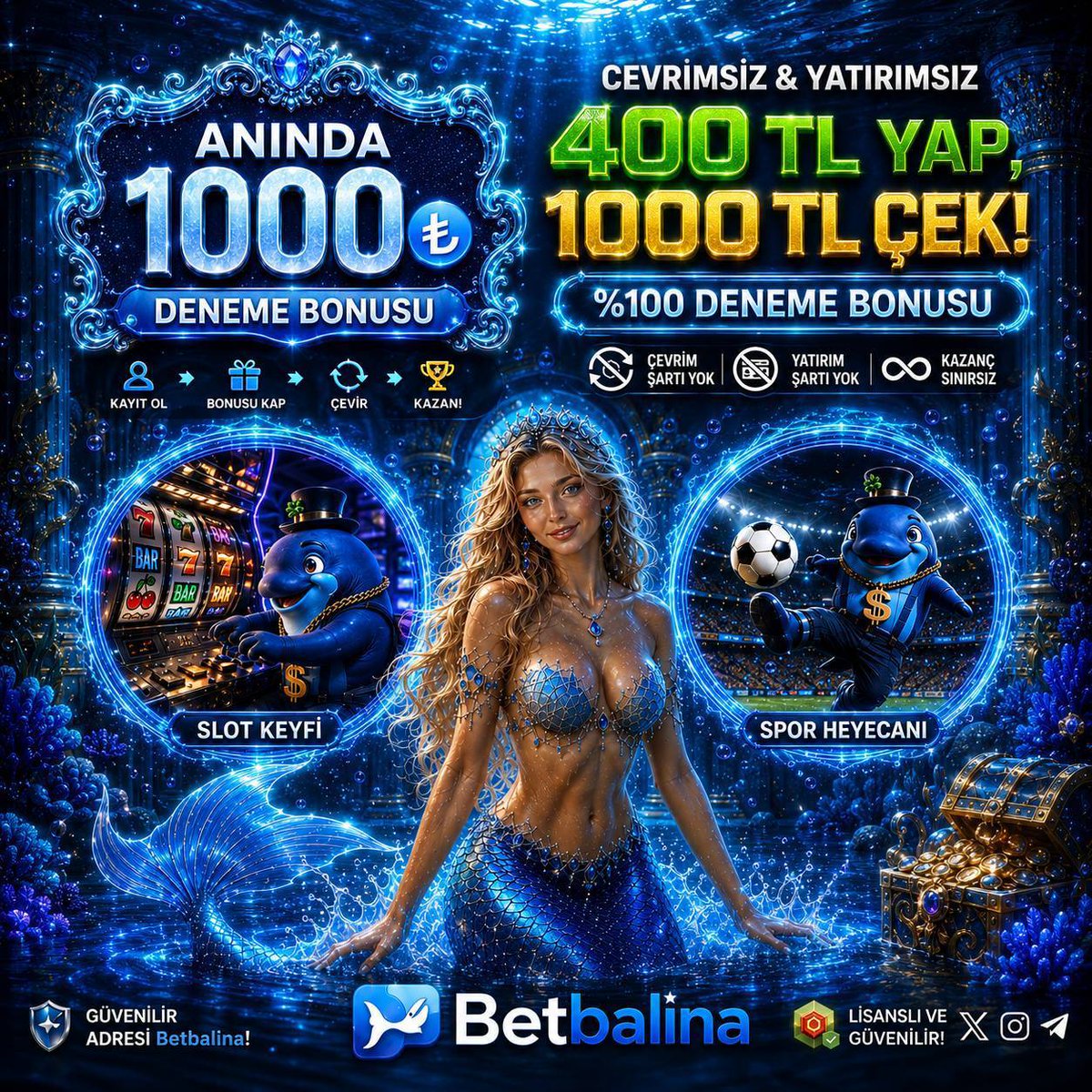 burcutrespa's tweet photo. 🔥 Yükselen Yıldız Beşlisi! 🌟 Deneme Bonusu ve Çevrimsiz Fırsatlar Zirvede! 

🔗 https://t.co/d30FemV5k7 

norabahis maritbet zlot winxbet pulibet da en iyi deneme bonusları devam ediyor. #norabahis #maritbet #zlot #winxbet #pulibet https://t.co/kyyWyQfXp0