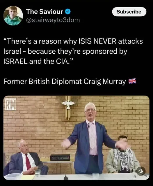 JaniceJame6vjh's tweet photo. @TrackAIPAC 9/several: FYI:

Vid: https://t.co/3Cb7OwlrUL (.07)

#Meme #Hamas #HamasMeme #Netanyahu #Israel #Oct7 #October7 #HannibalDirective #Gaza #Murray #CIA #Mossad #ISIS #Hezbollah #AlQaeda #Taliban #BokoHaram #AlNusra https://t.co/oWjBZIn9iZ