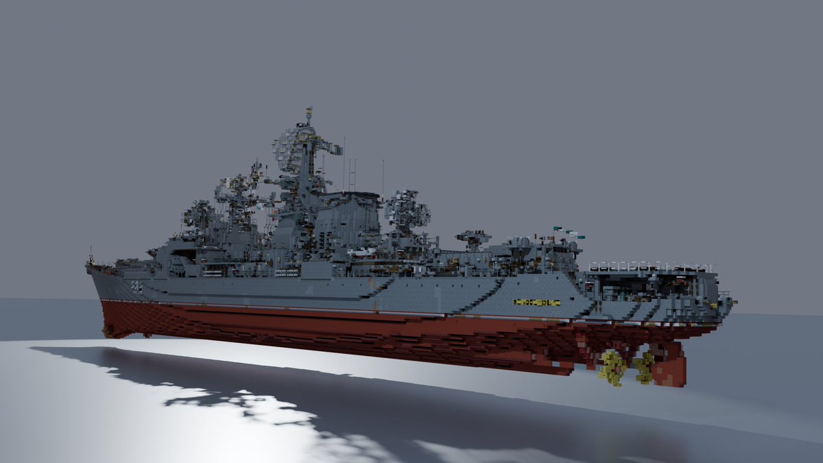 Topol_NonPolicy's tweet photo. カーラ型 大型対潜艦　" ペトロパブロフスク - 1983 " 
Kara class BPK < Petropavlovsk - 1983 >

#minecraftㅤ 
#マイクラ軍事部
#minecraft建築 https://t.co/OMXTxMNjit