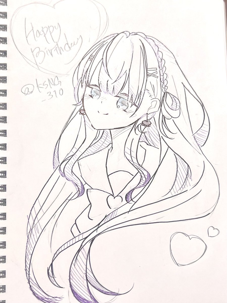 akane_vrc_'s tweet photo. みとさんを描いてみたやつせっかくだから載せとくฅ^•ω•^ฅ https://t.co/9RQ8PnaGaq