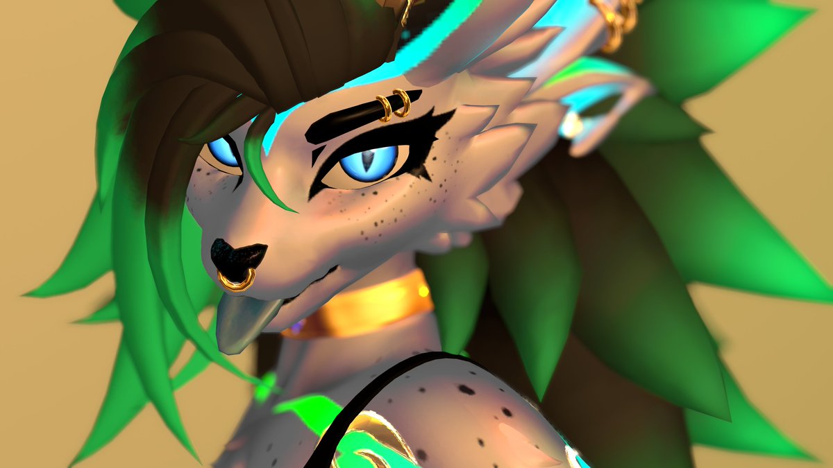 CabooseTheJudge's tweet photo. Got ahold of a new avi by @ZLOQ_KOTIKru (warning +18)
an edit of the Luna beast given themes of a Dranei from Warcraft. an absolutely gorgeous model that I instantly fell in love with. more on my other account :) https://t.co/wrA09ZZPrx