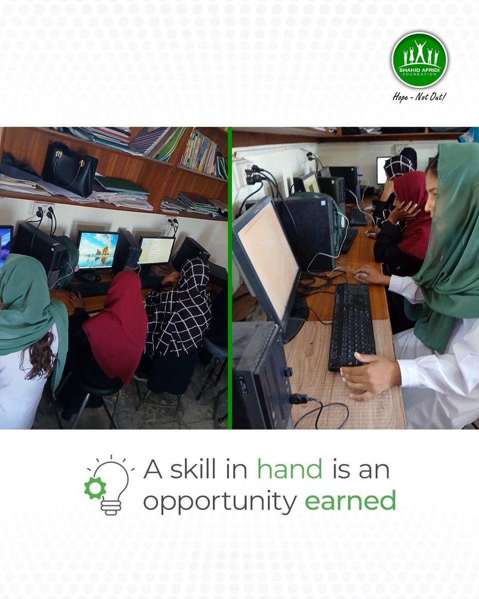 SAFoundationN's tweet photo. The journey continues, and the next generation is stepping up! 

The second batch of students at SAF School Faisalabad Campus is going strong in their IT Course, building valuable digital skills, confidence, and a stronger foundation for their future.

With every lesson, they are moving one step closer to greater opportunities in an increasingly digital world. We are proud to support their journey and look forward to celebrating their achievements ahead.

Keep learning. Keep growing. Keep moving forward.

#HopeNotOut