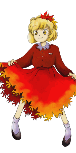 MonoyumeTan's tweet photo. @KirisameMarco Shizuha Aki imo
I vaguely remember confronting any fan of her anywhere, so..
She also have mostly been a really good choice by rarity in Touhou grid, and I honestly always liked the maple leaf-like hem of her skirt :] (if I called it correctly) https://t.co/f3ChllTuVb