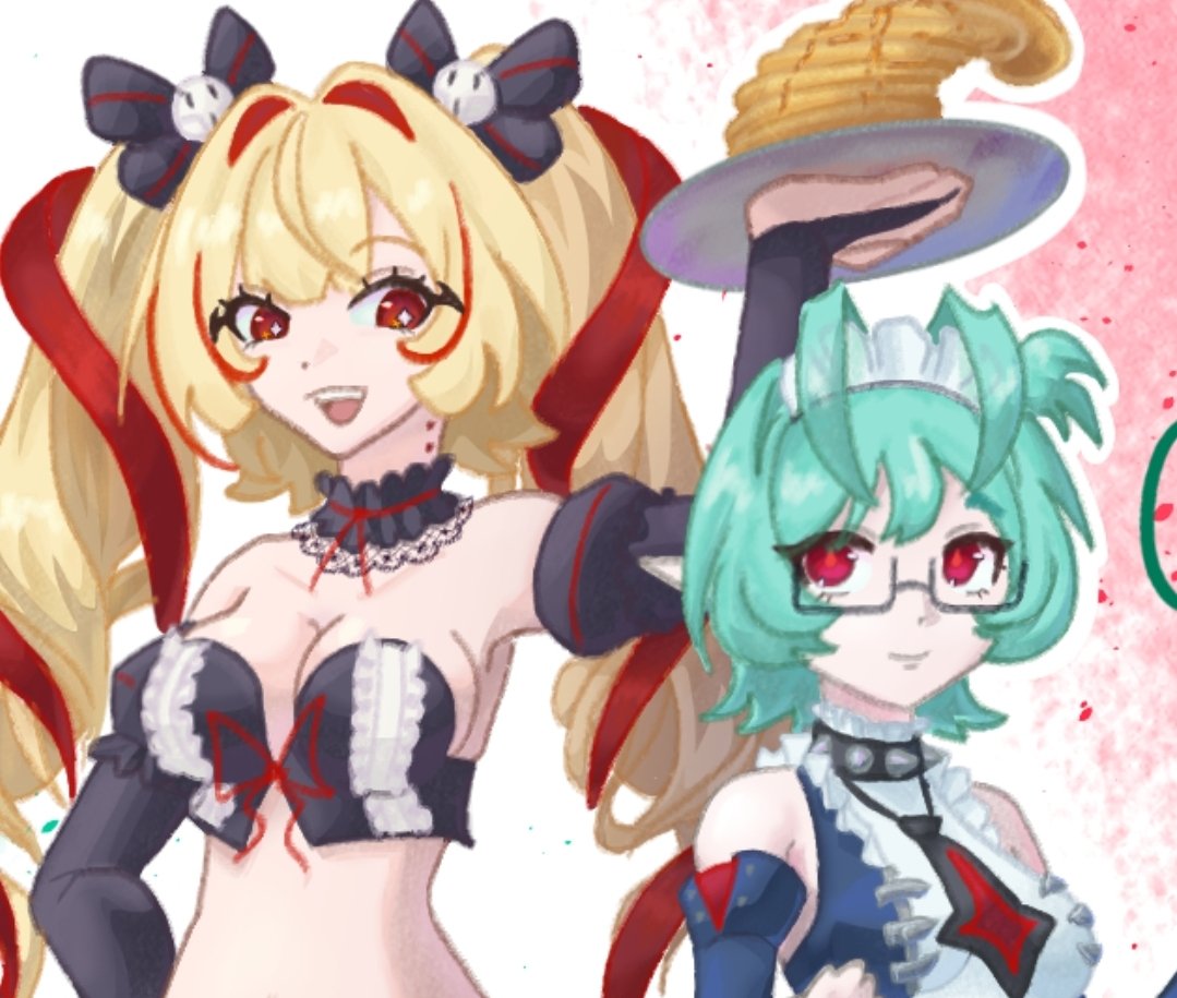 shwooptydoopty's tweet photo. Claret &amp; Roxy maid outfits
#zzzeroㅤ #zzz #ZenlessZoneZero‌ #Claret #Roxy https://t.co/2gPNko4Avu