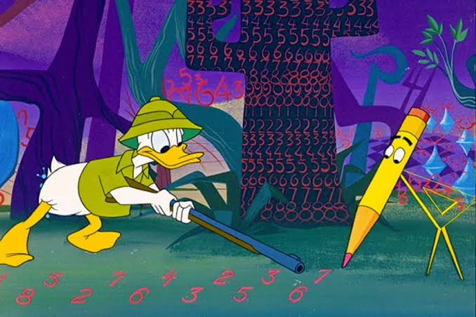 imtitainha's tweet photo. Pato Donald no País da Matemágica, lançado em 1959. https://t.co/wUFXgeT8xY