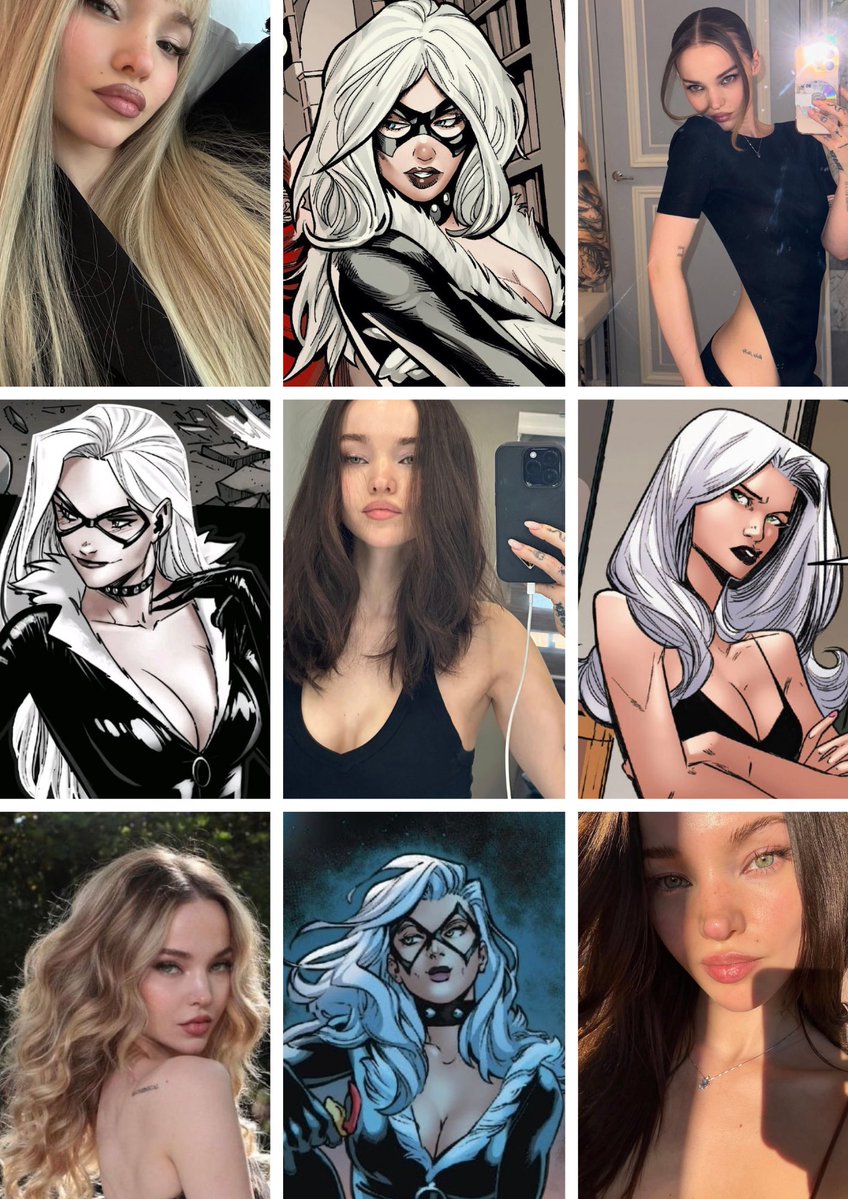Davv1dddd's tweet photo. Hear me out: Dove Cameron as Black Cat in the MCU https://t.co/wkR7CkHKXq