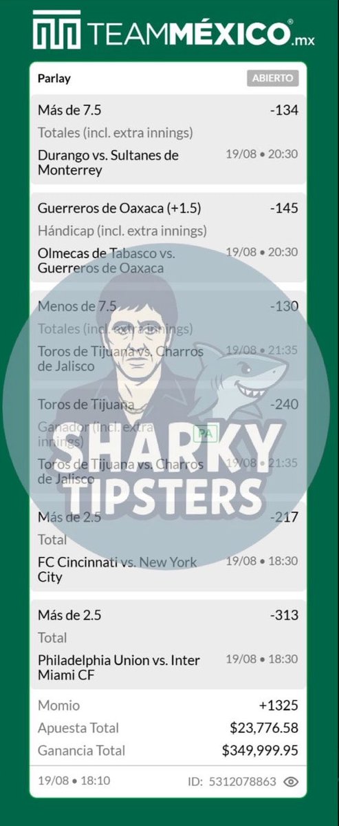 SharkyTipsters's tweet photo. Gallito Vip💣 BOMBA https://t.co/NsvDfqPqdC