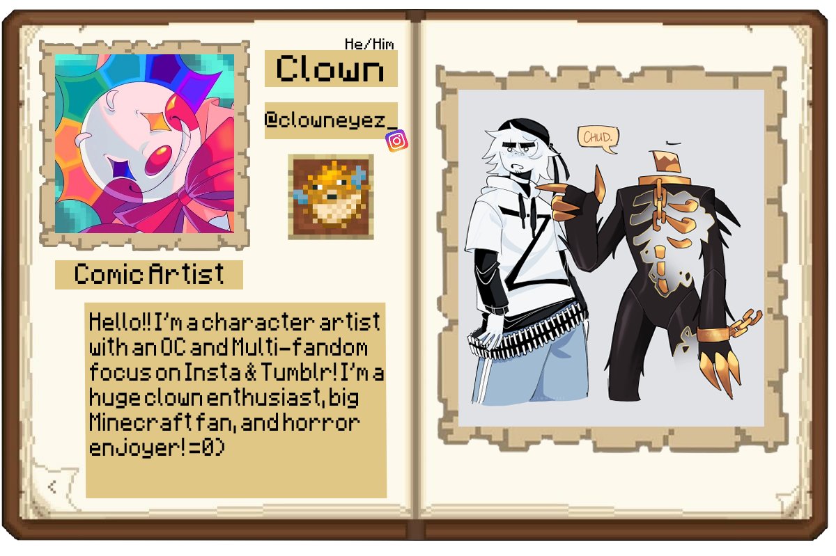 ReGectZineisode's tweet photo. 💡Our spotlight has now landed on our one and only wonderful comic artist....Clown!!! (@clowneyez) https://t.co/NkTwQPzabV
