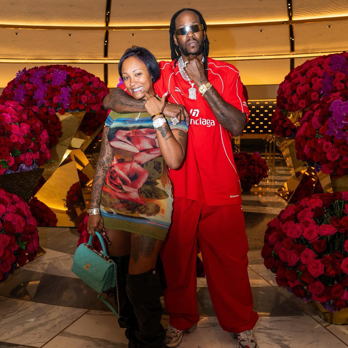 wavecheckers's tweet photo. 2 Chainz &amp; his wife celebrated their 8th Wedding Anniversary 💍 https://t.co/v1Zy8DHlKc