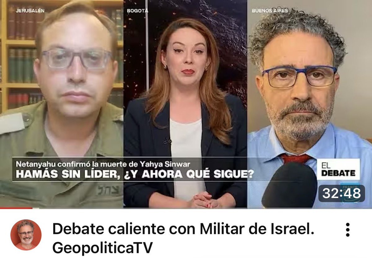 arielumpierrez's tweet photo. No te pierdas el Debate que tuve por TV con este genocida criminal de guerra Roña Kaplan en el que le dije en su sucia cara todo lo que tú querrías decirle. En este VIDEO👇👇
https://t.co/BYW77p74GG https://t.co/BpL7WdC0H6