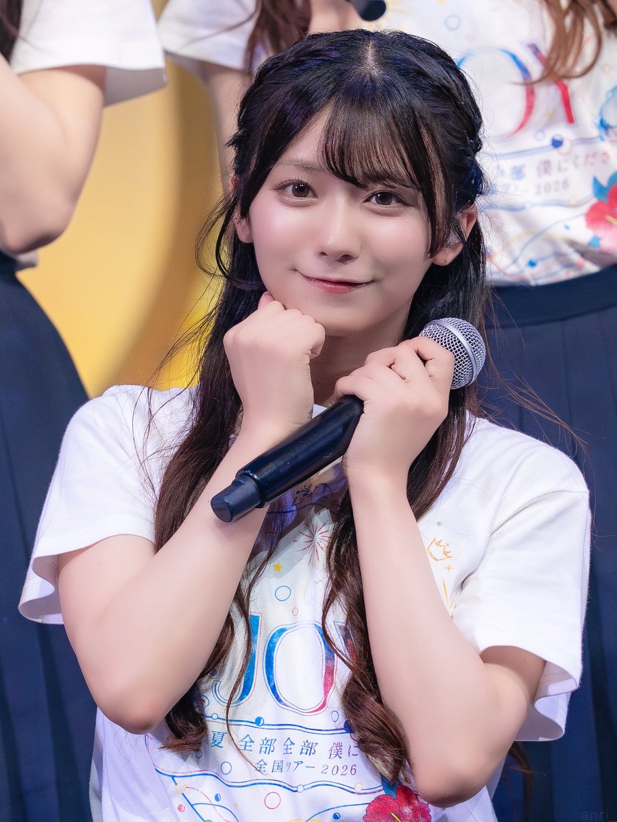mitsuk97anricha's tweet photo. みつきちゃんの自己紹介パート🎶
「たこ焼き食べたい♡」

大信田美月ちゃん(@oshida_mitsuki )

 #大信田美月 
 #ニアジョイ全国ツアー2026 
 #ニアジョイ_カメコ 
2026.08.19📍オリックス劇場 https://t.co/l2xhPSInFO