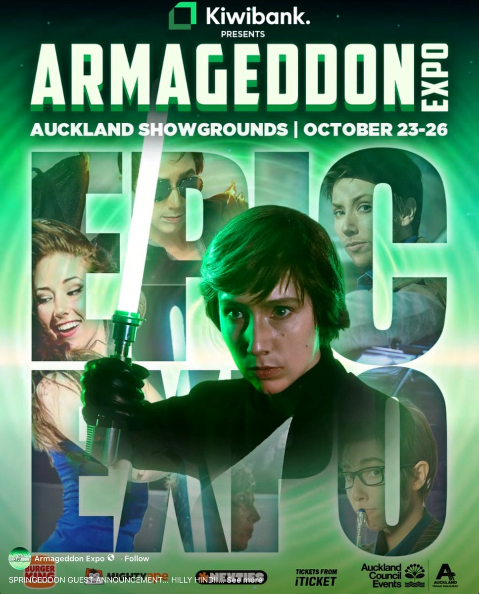 HillywoodShow's tweet photo. HILLYWOOD IS COMING TO NEW ZEALAND! 🔥🇳🇿 Meet Creator of The Hillywood Show, @HillyHindi, at @ArmageddonExpo! Get Autographs/Photos, plus join Hillywood's Q&amp;A Panels with screenings of your fav Parodies (including the latest: A #StarWarsParody)! ⭐️

🎟️: https://t.co/i4nYC9yWre https://t.co/9QHY5UCcGT