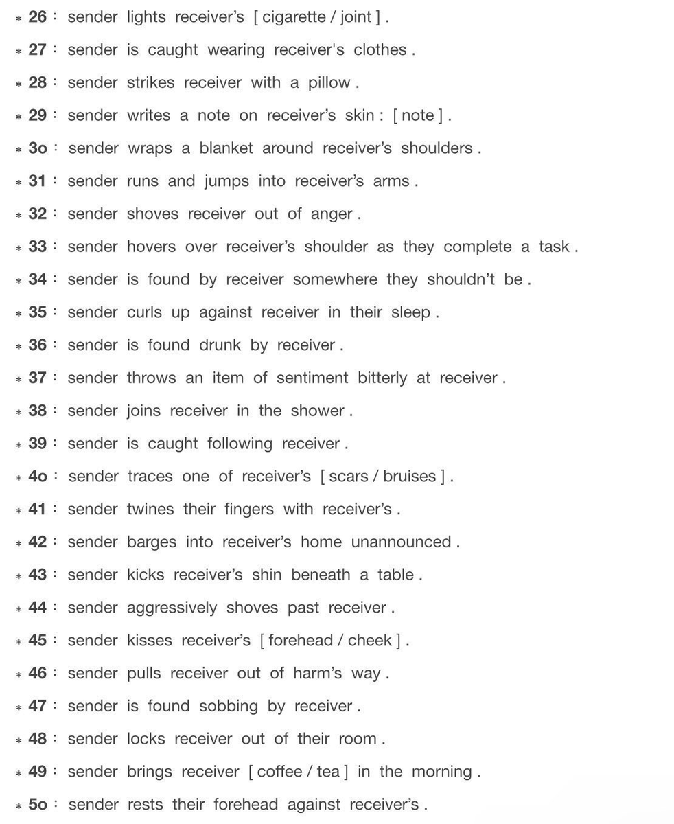 intermissionist's tweet photo. /   🌀 ooo u wanna send me a number so bad .. ooo u want me to write u a starter so bad 🌀  let's get some threads going !!
these will be written in long-form, but pls let me know if you'd prefer longer or shorter ! https://t.co/qGlKKXcZ5o
