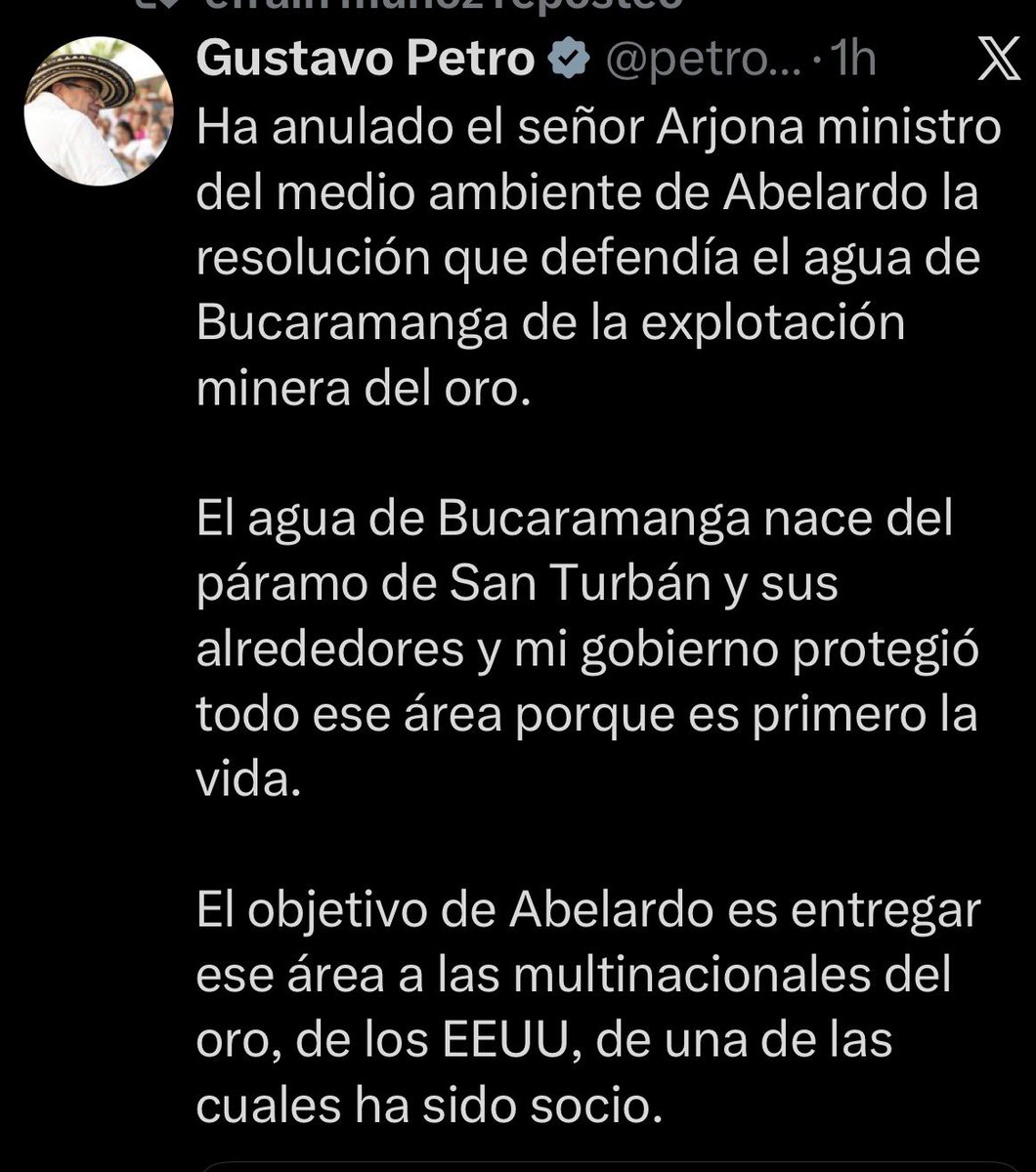 JAantifascista's tweet photo. ‘Mal paga el diablo a quien bien le sirve.’ Bucaramanga celebró a rabiar la elección de quien ahora amenaza sus recursos hídricos. Al final tendrán que beber la orina del tigre, es lo que les queda… https://t.co/5h1STE9Tmi