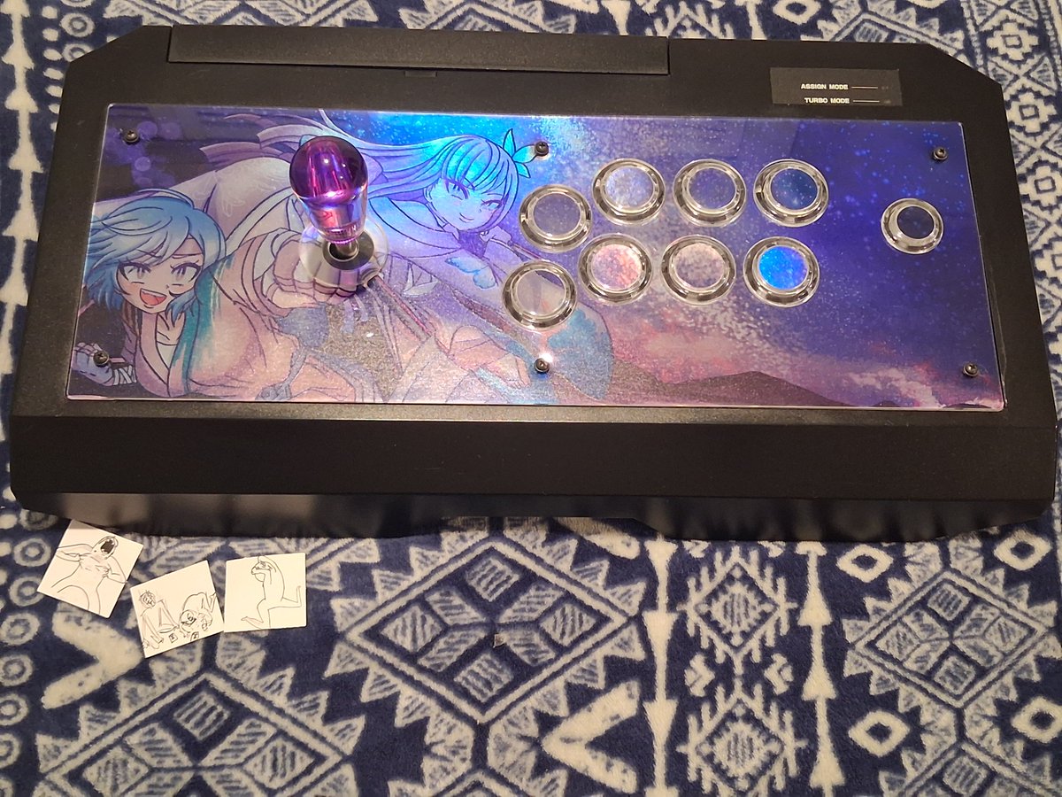 _Shadow_Lotus_'s tweet photo. YAYAYAYAY The Art Work that @itsveryyarmy did for me came!!! Again you did an AMAZING job GOAT👹‼️👹‼️👹💜💜 It really does look SO GOOD in person 🥹🥹 https://t.co/P6rLxjT4vk