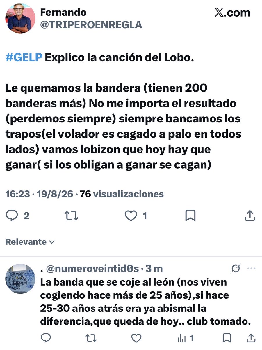 TheEdge__edlp's tweet photo. No se cansa de tirar factos…

#EDLP #GELP #CGE https://t.co/zd6i7nHzG0