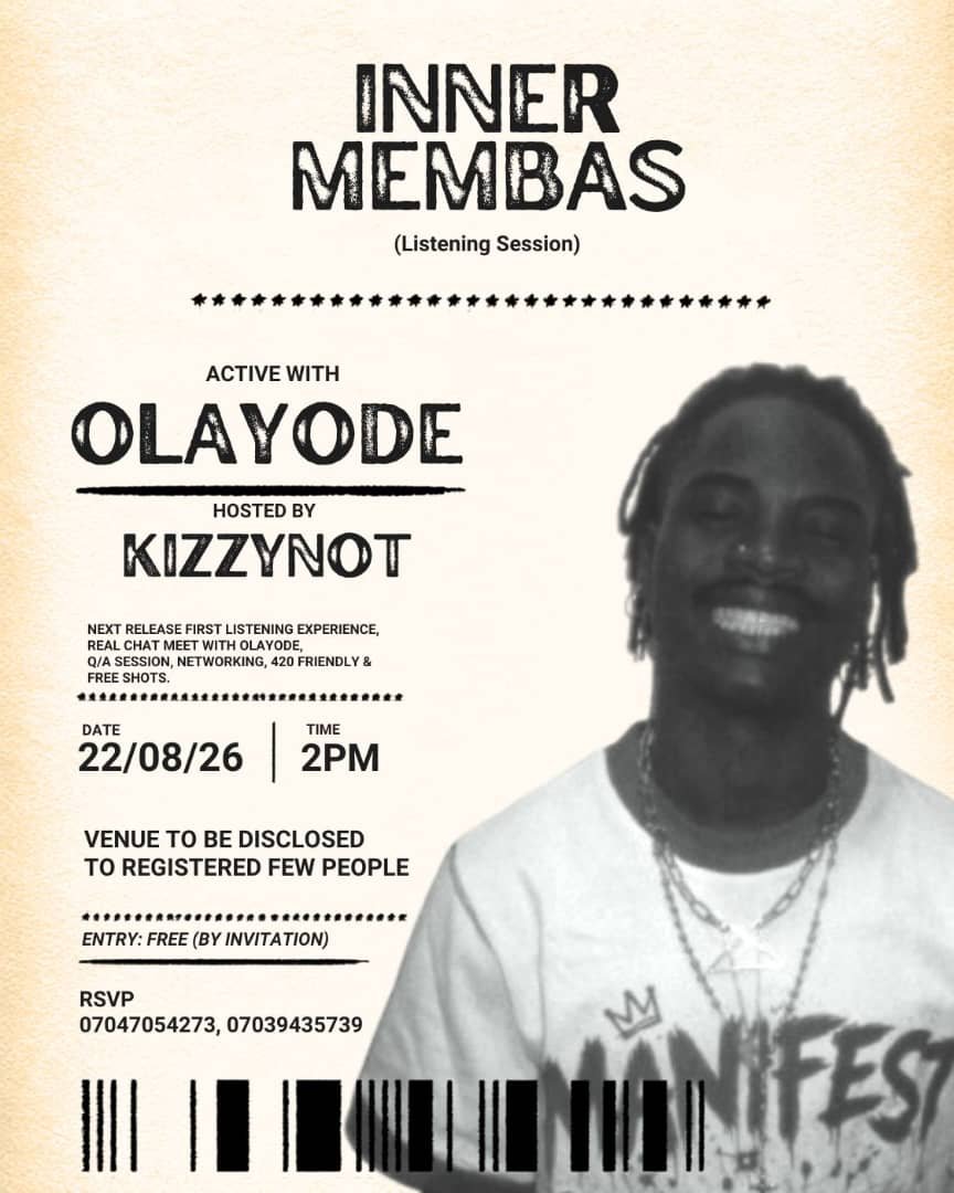 vjadeleke's tweet photo. @olayode_music is previewing his new song and other things - KizzyNoT 🟢💚
Limited invite 
https://t.co/lskOejMyjM https://t.co/cBvjrN2Yi0