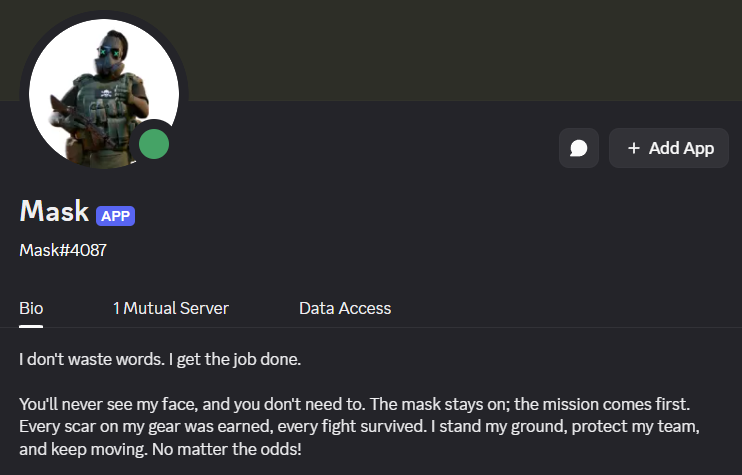 UndeadBlocks's tweet photo. 🧟 MASK HAS ENTERED THE DISCORD.

One of the survivors from Undead Blocks, Mask, has joined our Discord as part of a new AI character pilot with @Helika_AI.

Got questions about Undead Blocks? Mask is always around to help or just hang out &amp; chat.
Come by &amp; say hello to Mask. 👋 https://t.co/pvg65eQMBO