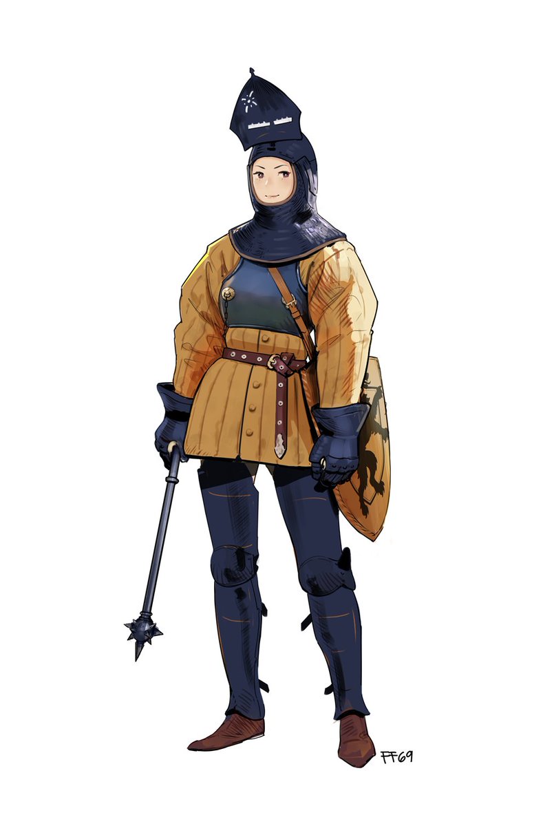 FF69x's tweet photo. When I want to switch off, I love doing these kinds of studies, exploring types of armor based on photographic references.

It’s a fun way to practice, experiment, and just enjoy the process. https://t.co/CCIZaYfgSh