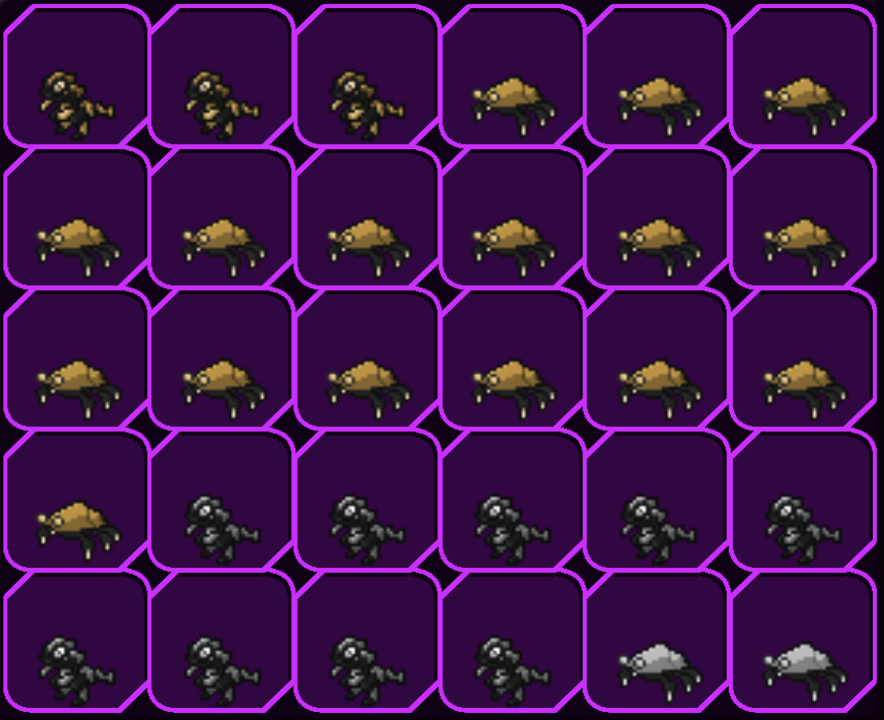 Pilot_Verge's tweet photo. Here's all my finds in the anniversary. Only missing finds are a gruby gumpod and a gemerald gek I traded for boosts https://t.co/iv5DfLxEHr