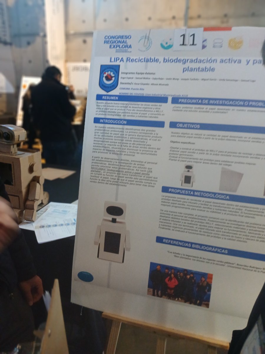 Alexandernikko's tweet photo. Hoy viví una jornada increíble como retroalimentador científico en el Congreso Regional @Explora_cl. Ver la pasión, rigurosidad y creatividad de los futuros científicos y científicas de nuestra región . ¡Tremendo talento! 🧬🌱#Explora #CienciaEscolar https://t.co/F2qcZoXrAT