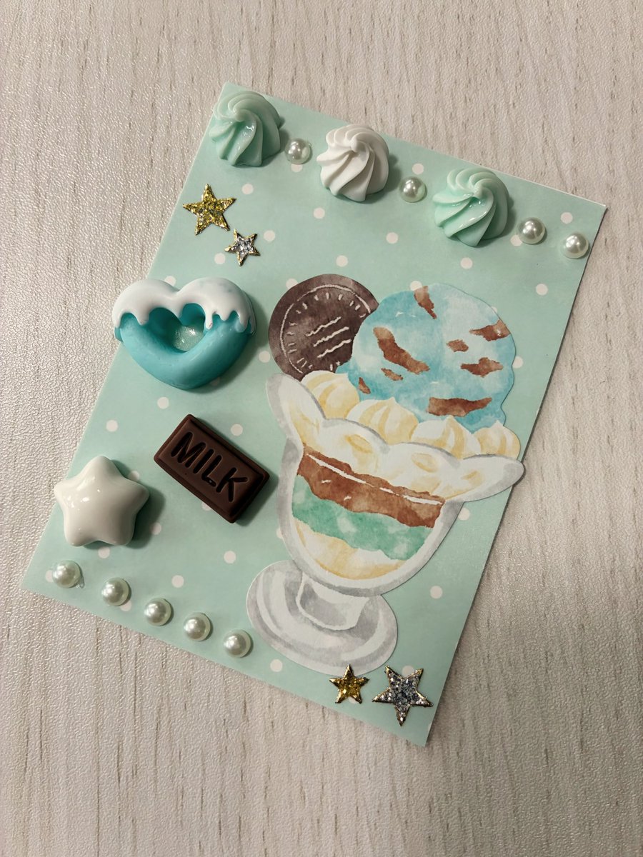 mayuko_collage_'s tweet photo. 【ポストカードコラージュ】
＊本日のメニュー＊
🍫🌿チョコミントパフェ🌿🍫

#コラージュ
#コラージュ好きな人と繋がりたい https://t.co/E34CguVH3r