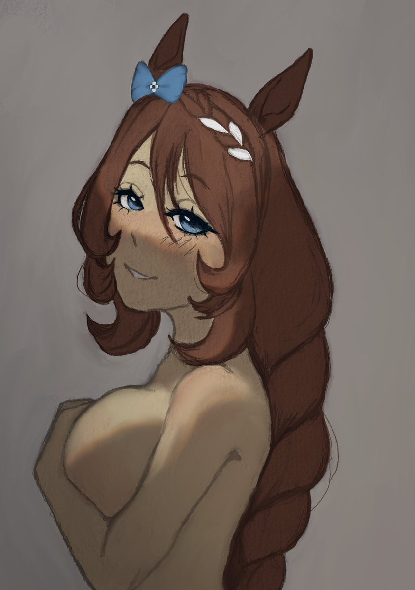 blueredacted's tweet photo. a little lighting practice with sweet super creek ^_^
#umamusume #ウマ娘 https://t.co/NALcd5DiGr