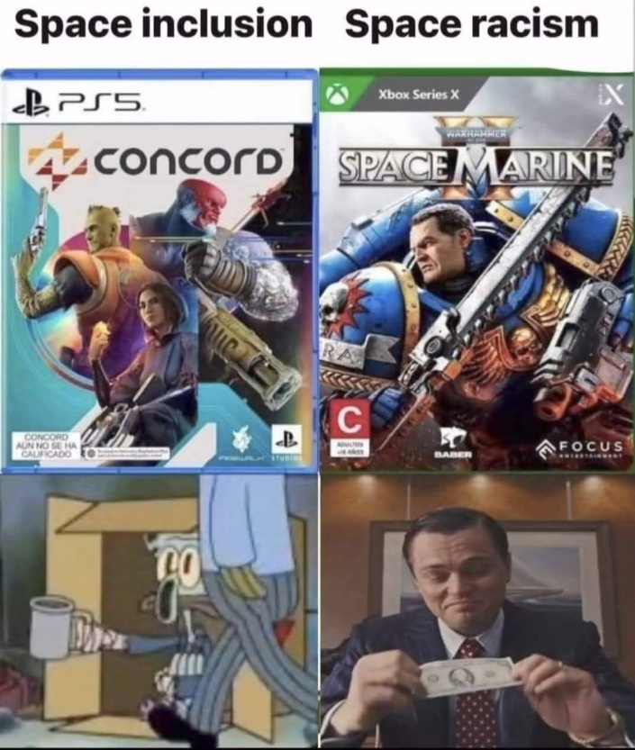 40kARTdotcom's tweet photo. Long live Space Racism! Warhammer Meme https://t.co/1JloqfgIGN