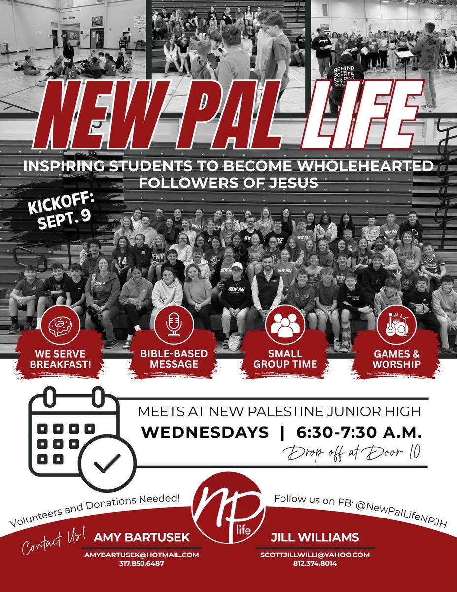 NPJHGuidance's tweet photo. Be In The Know! New Pal Life is BACK! Starting Wednesday, September 9th at 6p. @NewPalCS #newpalproud https://t.co/FsjeUW1mEa
