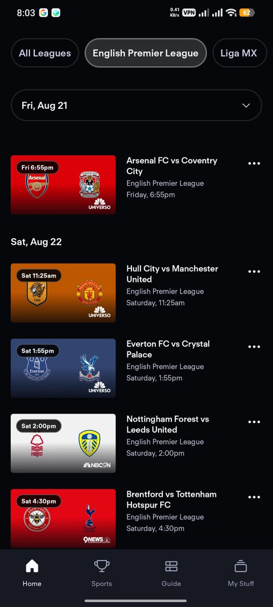Rozay_02's tweet photo. Stream All Major Leagues

(Peacock tv)
Premier League 
Serial A
Bundesliga

(Fubo tv)
English Premier League
EFL Championship
La Liga
Liga MX
MLS
Scottish Premiership
English League One
Bundesliga Soccer
Serie A
French Ligue 1
Saudi League
Ekstraklasa Soccer
Turkish Super Lig https://t.co/EF2fnddWHa