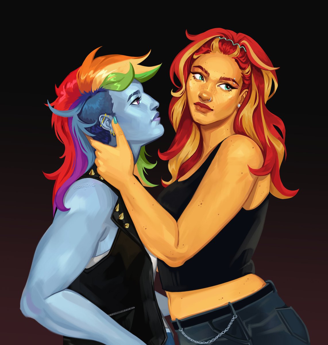 abbaquin's tweet photo. 🌈🌇 #mlpeqg https://t.co/RwtKh2JFRZ