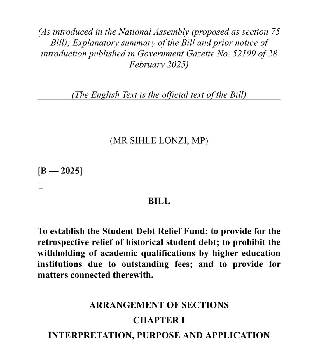 SihleLonzi's tweet photo. The strategy of the ANC is to delay the Student Debt Bill of the EFF with all sorts of legal technicalities, so that they can go and implement EFF Policy themselves.

What makes us happy is that we will win the fight against Student Debt, and all students will receive their certificates and qualifications.

We don’t care who claims it. As long young people will receive their Degrees.

History will absolve the EFF!

#ThankYouEFF