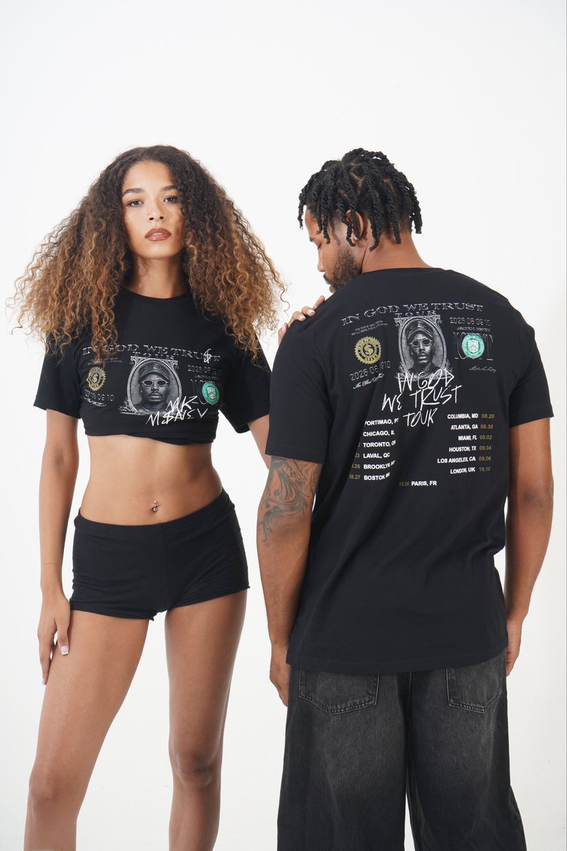 giran_republic's tweet photo. In God We Trust 🖤
Tour Merch Available @ Vendor booths in each city! 😁 https://t.co/Pwsk4zFa7n