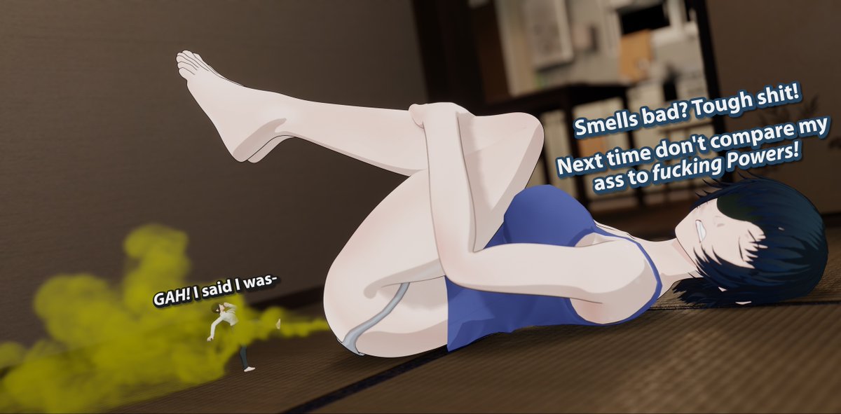 test7153's tweet photo. Last part of the tiny Kobeni series. After making the mistake of pissing off Himeno before her morning smoke, Kobeni ends up sandwiched between a soft place and another soft place
https://t.co/nv6hzlJY4v https://t.co/Q4V8KiOjsj