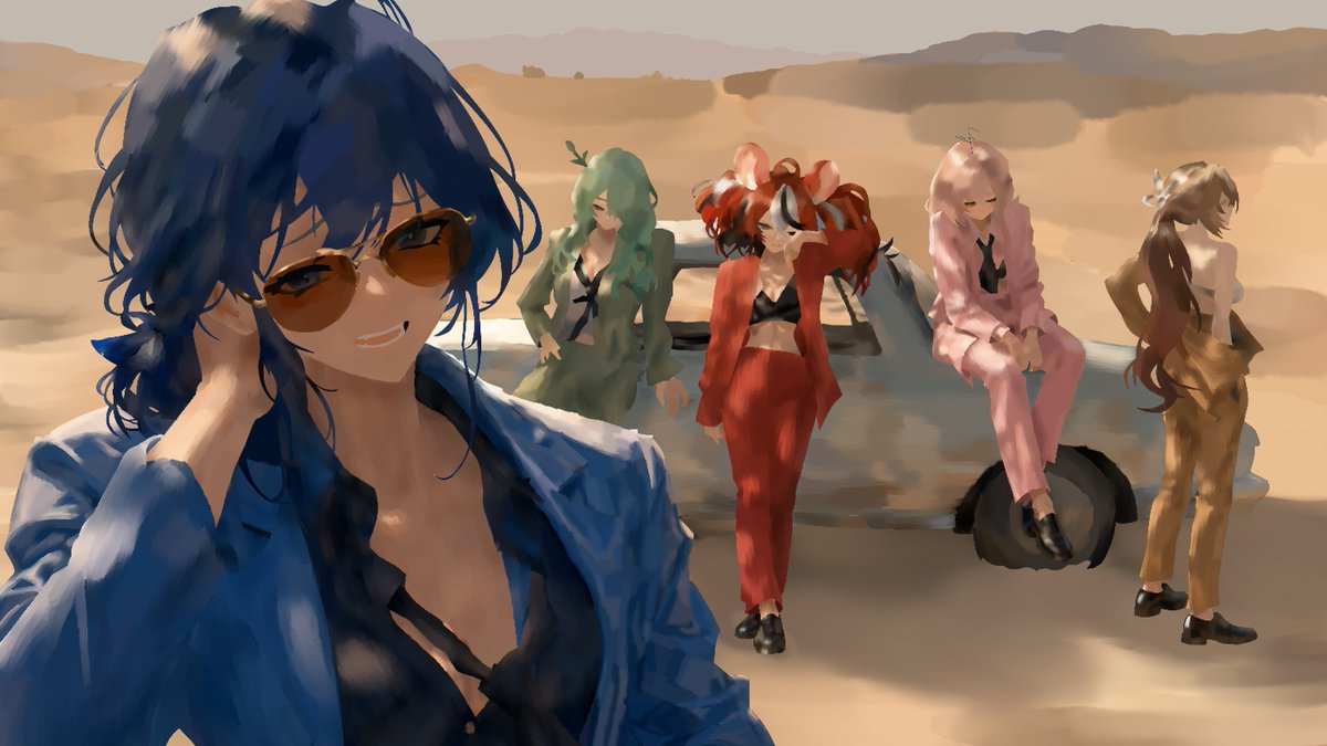 Barkinlife's tweet photo. "We fucked up" and I still suck at backgrounds😢 #hololive #kronillust #holocouncil https://t.co/xC5HnFERgo