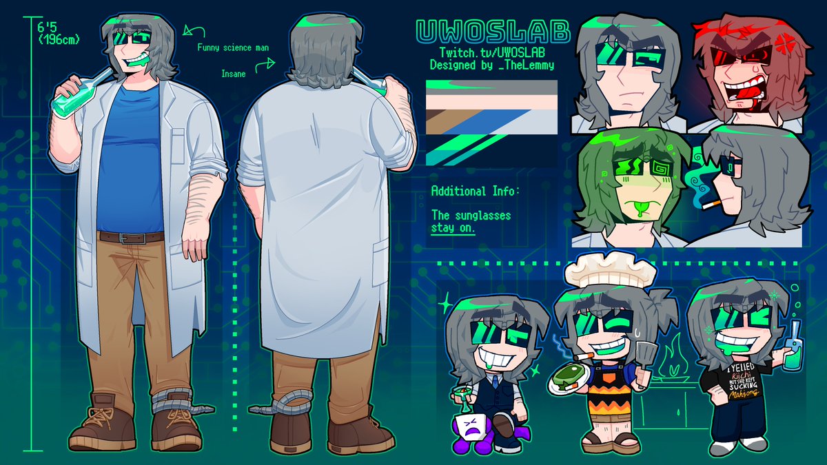 _TheLemmy's tweet photo. Official 2026 UWOSLAB ref sheet!
@uwutoowo1 #uwullustration #art #digitalart https://t.co/uFr8MOnncw