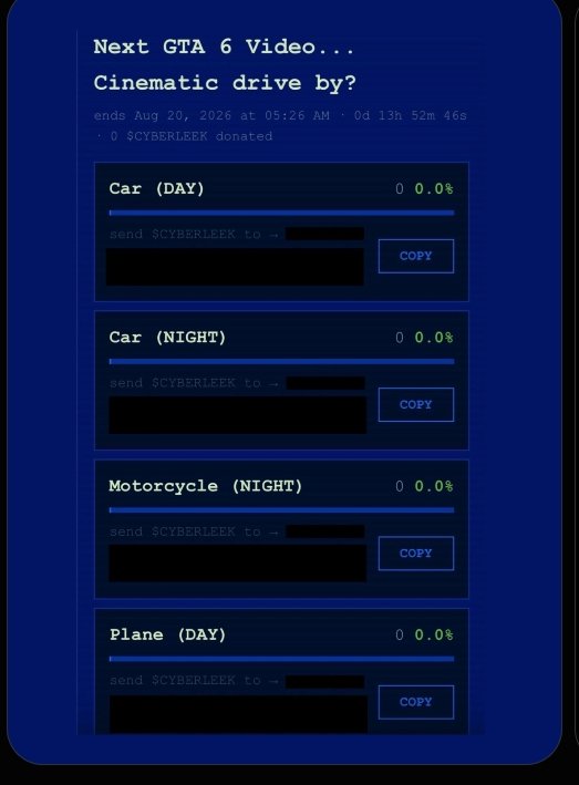 _GTAVI_GAMING's tweet photo. 🚨The leaker is currently running a 14-hour paid poll on his website asking what he should leak next.

He isn't just leaking confidential and copyrighted material, he's also charging money for it, which is another crime. https://t.co/9XycAE0Gb1