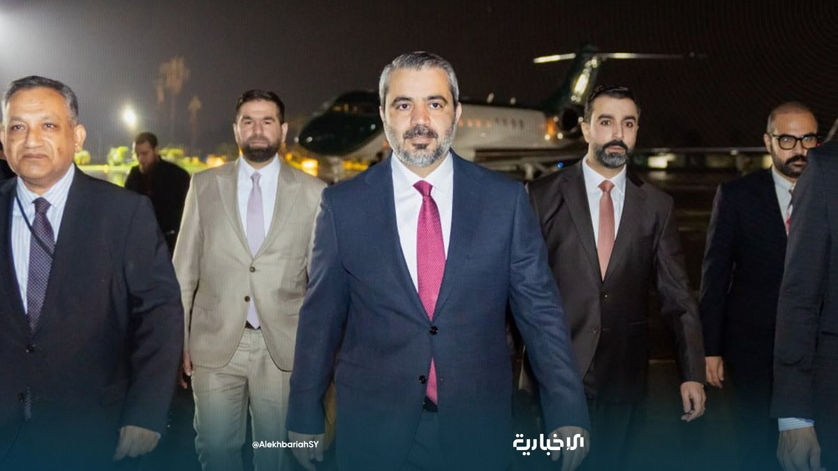 AlekhbariahSY's tweet photo. سانا عن إدارة الإعلام والاتصال في وزارة الخارجية والمغتربين: 

📌وزير الخارجية والمغتربين أسعد حسن الشيباني يصل إلى العاصمة الباكستانية إسلام أباد على رأس وفد رفيع المستوى

📌تُعد هذه الزيارة هي الأولى لوزير خارجية سوري إلى جمهورية باكستان الإسلامية منذ 19 عاماً

#الإخبارية_السورية