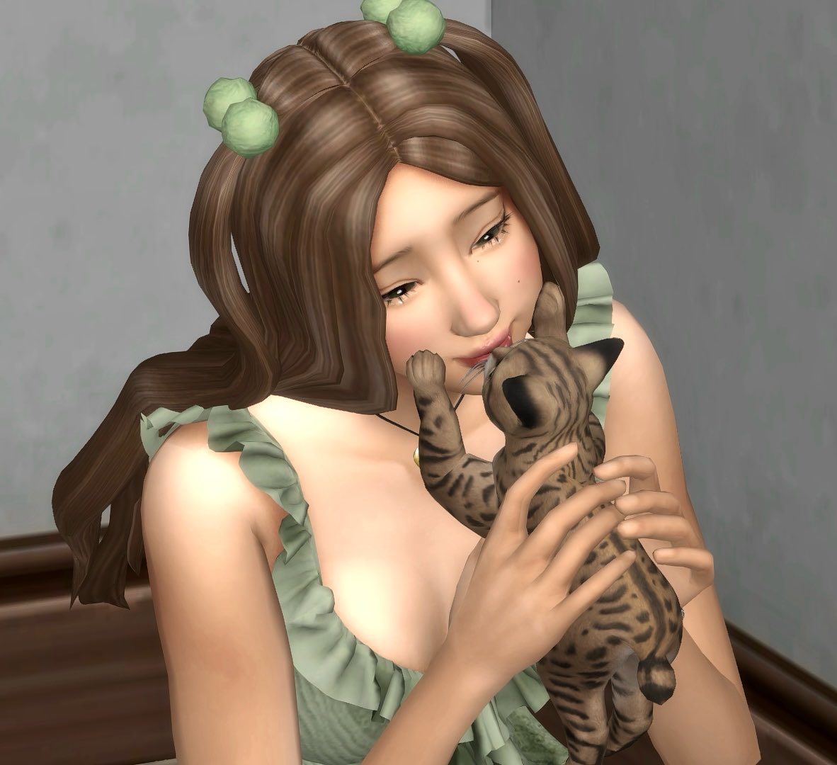 meokyi's tweet photo. pets really do look like their owners #sims4 https://t.co/9Ub7NUXEFe