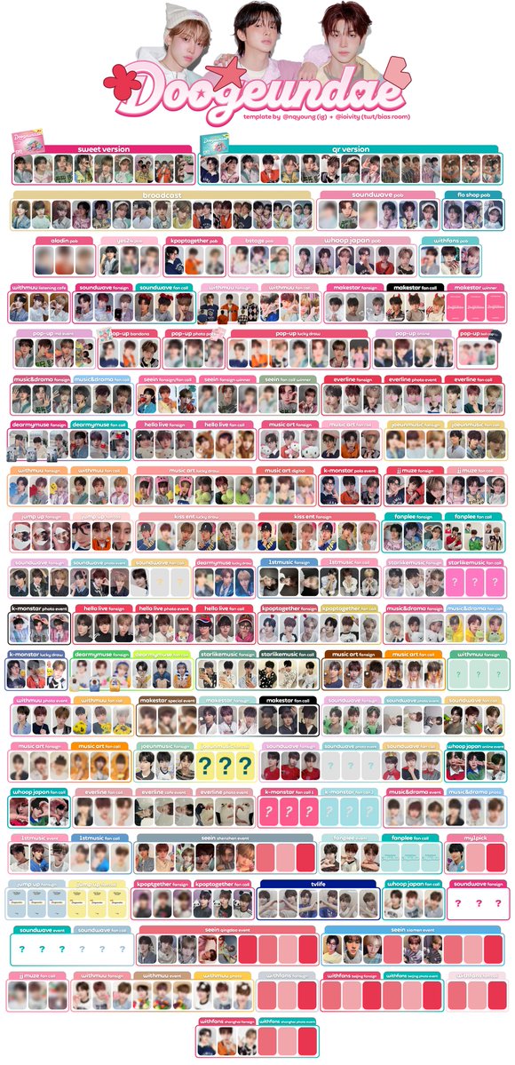 ioivity's tweet photo. updated! if anyone has any pics/scans of the missing ones, i'd appreciate it!

#DRIPPIN #차동협 #ChaDongHyeop #두근대 #Doogeundae #이협 #김동윤 #차준호 #LEEHYEOP #KIMDONGYUN #CHAJUNHO pc photocard 포카 포토카드 리스트 특전 트레카 https://t.co/iW4M9EaGKT