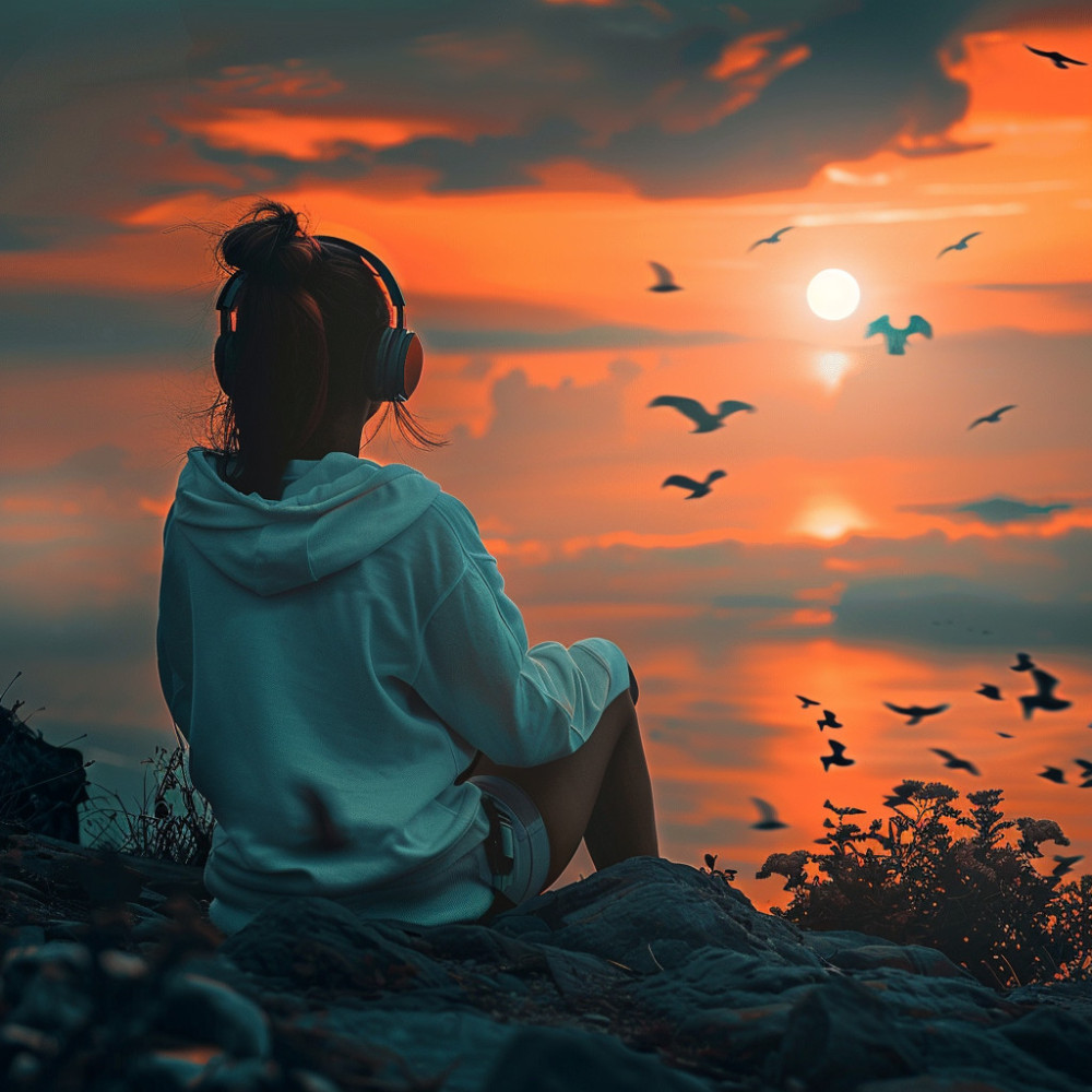 Shoaibu20856483's tweet photo. Lost in the warm melody at sunset, music’s the only language that speaks to my soul tonight. https://t.co/qDf7QKEWSP