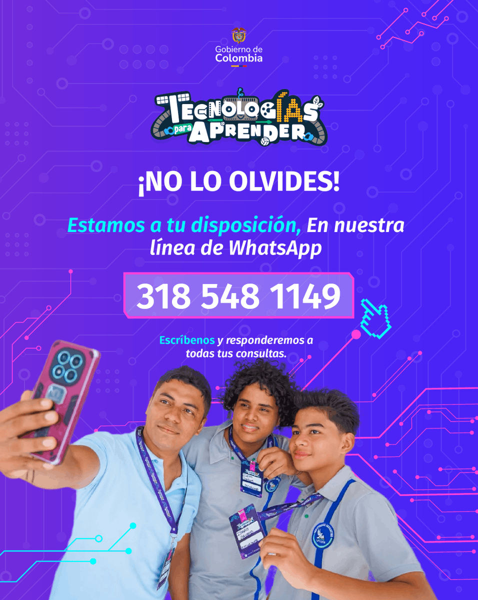 CompuParaEducar's tweet photo. Hablemos por nuestros canales digitales

¿Tienes una consulta o necesitas más información?

📲 Escríbenos por WhatsApp 
📧 O contáctanos por correo electrónico

Estamos listos para ayudarte de forma rápida y directa. https://t.co/MIeHkhxp7c