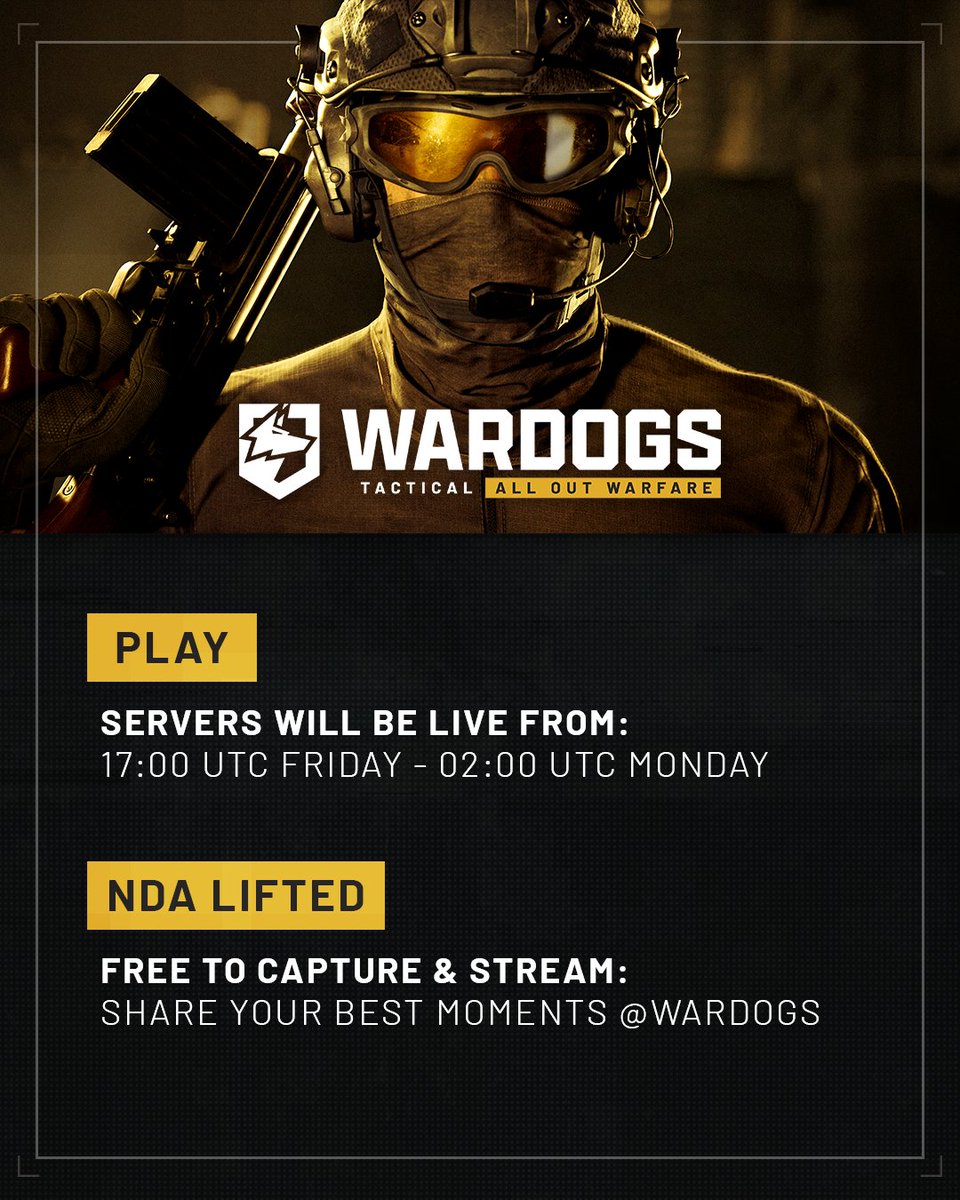 WARDOGS tweet picture