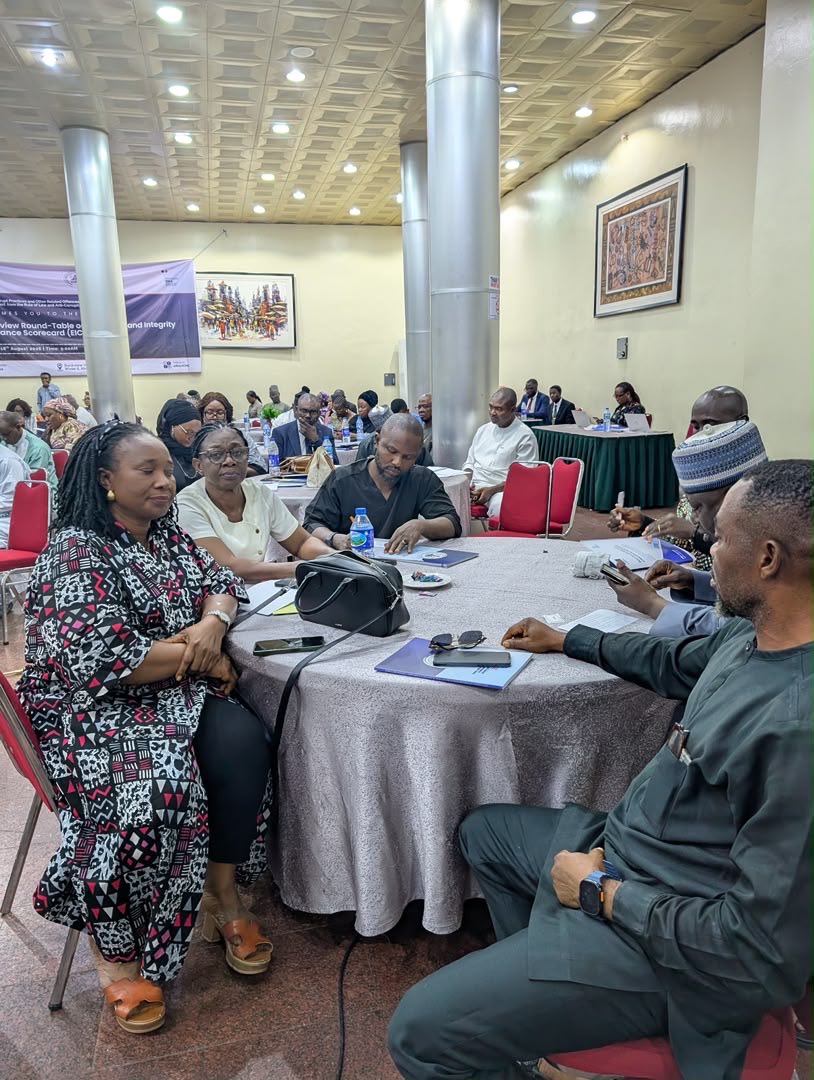 CDCFIBNG's tweet photo. CDCFIB PARTICIPATES IN ICPC PEER REVIEW ROUND-TABLE ON ETHICS AND INTEGRITY COMPLIANCE

The Secretary to the Board, Civil Defence, Correctional, Fire and Immigration Services Board (CDCFIB), Major General Abdulmalik Jibrin (Rtd.), participated in a one-day Peer Review Round-Table on the Ethics and Integrity Compliance Scorecard (EICS) round-table alongside Chairman of the Board’s Anti-Corruption and Transparency Unit (ACTU), Head of Finance and Account Department, Head of Legal Department and Head of Press respectively.

The programme, organized by the Independent Corrupt Practices and Other Related Offences Commission (ICPC), was held on Tuesday, 18 August 2026, at Rockview Hotel, Abuja.

The round-table session with the theme “Rule of Law and Anti-Corruption Programme,” provided a veritable platform for peer review, experience sharing and strengthening institutional mechanisms for ethics, integrity and anti-corruption compliance.

The participation of the CDCFIB leadership and ACTU underscores the Board’s commitment to promoting transparency, accountability, ethical conduct and compliance with anti-corruption standards in the discharge of its mandate.