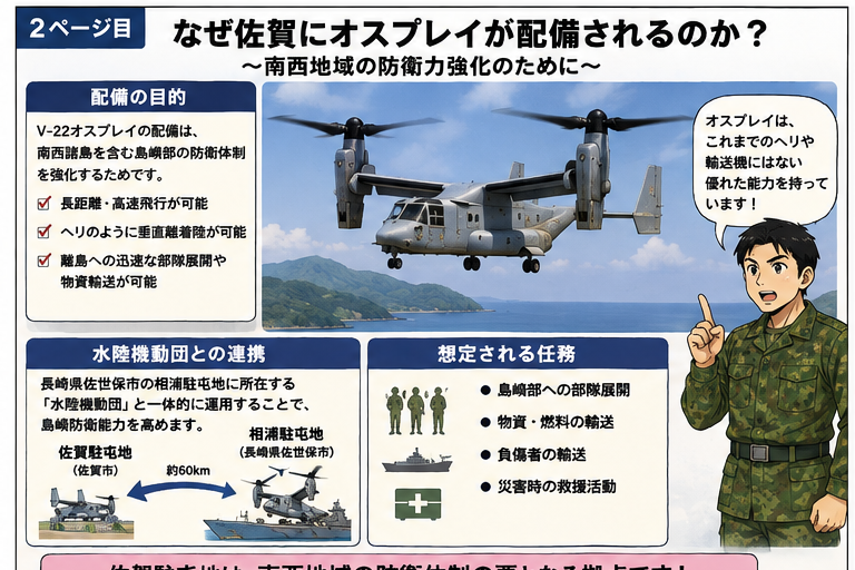 SagacityNews's tweet photo. 陸上自衛隊「佐賀駐屯地」とは？ オスプレイ17機が配備された新しい自衛隊基地を考える https://t.co/Q2Bl9Mm8Y9