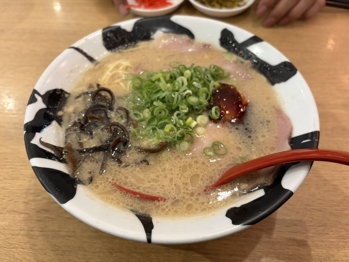 katage0000's tweet photo. ◾️白賀正
【賀正軒／兵庫・尼崎】

とんこつが食べたい時があるっ‼️
替え玉って楽しくないですか？
２玉たのんでもうたぁー♪ https://t.co/bmtpLxHqQp