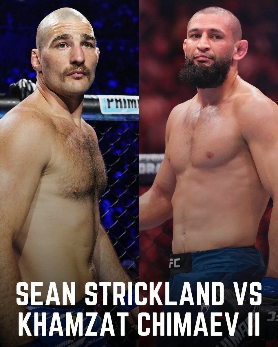 ShayanM_Media's tweet photo. Who you got in a rematch between Sean Strickland and Khamzat Chimaev? 👀

#UFC https://t.co/8cDhXqMhU1
